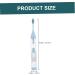 Lalafina 4-Pack Ortho Toothbrush | Foldable Sensitive Toothbrushes for Tooth Hygiene | Blue Mini Dentures - Buy Online on GoSupps.com