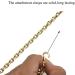 HAHIYO Mini Pochette Purse Chain Strap Thin Wide 6mm for LV Length 43.3 inches Thick 2mm Shiny Gold for Shoulder Cross Body Sling Handbag Wallet Clutch Comfortable Flat Metal Strap 1 Pack Gold 43.3 Inches Length - Buy Online on GoSupps.com