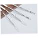 Buy Hemoton Stainless Steel Makeup Mixing Rod - Spatula & Depotting Tool for Skincare | Durable Silver Cosmetic Palette Stick (16cm x 0.6cm - Buy Online on GoSupps.com