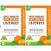 Dry Mouth Lozenges 100 Count Mandarin Mint Flavor Pack of 2