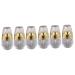 CABILOCK 6 STK travel containers for toilet articles shampoo donor travel shampoo container travel shampoo bottle travel soap container soap dispenser bottles bearing container fluid traveling color sortedx3st 8x4.5 cmx3pcs