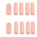 Silicone Finger Protectors(10 Pack) For Women finger bandages Gel Finger Cots & Protector Finger Bandages Plasters Relief from Pain of Finger Tips Cracked Arthritis.