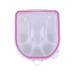 MagiDeal Nail Soaking Bowl Hand Bowl Fall Resistant Manicure Bowl Gel Polish Powder Remover for Home Use Pink