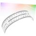 Baluue 2 Pcs Portable Eyebrow Ruler Sourcils Eye Brow Stencil Kit Reusable Brow Ruler Eyebrow Shaping Tool mediumx2pcs Blackx2pcs - Buy Online on GoSupps.com