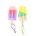Hemoton 2pcs Kids Bath Sponge Silcone Body Scrubbers Cleaning Sponge Face Scrubber Bath Foam Popsicle Shower Sponge Bathing Towel Body Rubbing Towel Bath Flower Foot Sponge Facial Sponge Size 2