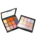 Golden Scallion Shimmer Powder Eyeshadow Palette - 12 Non-Dizzy Matte & Pearlescent Colors for Stunning Looks | International Shipping - Buy Online on GoSupps.com