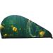 Super Absorbent Jelly Fish Microfiber Hair Towel Wrap for Women | Quick Dry Coral Velvet Cap for Long Curly & Thick Hair - Buy Online on GoSupps.com