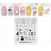 KADS Cute Rabbit Nail Art Stamping Plate - Manicure Template for Unique Nail Designs - Buy Online on GoSupps.com
