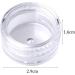 20 5g/5ml Mini Empty Plastic Cosmetic Jars Clear Round Travel Sample Pots for Creams/Sample/Make-Up/Glitter Storage - Buy Online on GoSupps.com