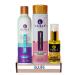 Curly Lovers (3 Pack) Cabello Definido Grueso Curly Lovers Crema Para Peinar Curly Lovers Gel Natural Curly Lovers Aceite de Jojoba Curly Lover hair Products Afro Kit Melena Definida (Grueso)