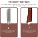 Beaupretty Wood Straight Razor - Traditional Cutthroat Shaving with Red Sandalwood Handle | Manual Rapid Razor for Classic Grooming - Buy Online on GoSupps.com
