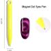 Benkeg Set of Nail Magnetism Tools 6 Pieces Set of Nail Magnetism Tools with Double Head Flower Design Nail Pens Strong Magnet Cats Eye Effect - Buy Online on GoSupps.com