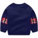 ESHOO Christmas Deer Print Kids Knit Sweater - Boys Girls Xmas Jumper 4-5 Years (Blue) - Buy Online on GoSupps.com