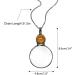 HuangJue Magnifying Glass | Loupe Pendant Necklace - 2022 Magnifying Glass Necklace Vintage 10X Magnifying Reading Magnifier Decorative White - Buy Online on GoSupps.com