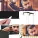 Rechargeable 3 Way Mirror for Self Hair Cutting - Adjustable Height & Light, Telescoping Hooks - Buy Online on GoSupps.com