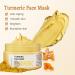 Turmeric Vitamin C Clay Mask - 4oz Facial Mask for Dark Spots, Acne, and Oil Control - Buy Online on GoSupps.com
