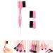 PATKAW 1 Set Double-headed Eyebrow Comb Brush Portable Eyebrow Comb Women Hair Edge Brush with Head Replacement - Buy Online on GoSupps.com