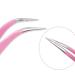 AKOAK Stainless Steel Eyelash Extension Tweezers - Straight and Curved Tips - Pink (2 Pieces) - Buy Online on GoSupps.com