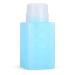 Zhangpu Refillable pump bottle for nail art nail polish makeup remover lotion blue square container