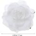 KALLORY Womens Hair Clips Rose Brooch Pin Rose Hair Clip Flower Hairpin Flower Hair Clip Artificial Flower Brooch for Women Party (1 Piece White) Rose Flower Hair Clip Bridal Hair Clip - Buy Online on GoSupps.com