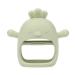 AIXMEET Baby Teething Toy Teething Toys for Baby Teething Mitten for Babies Teething Toys for Baby 3 Months Silicone teether Toy Teether Toys to Relieve Teething Pain(Green) Chick Green