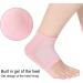 Shop Heel Socks for Plantar Fasciitis Pain Relief | Gel Compression Bandage for Ankle Pain | Open Toe Comfort - Pink - Buy Online on GoSupps.com