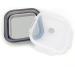 CARTINTS Collapsible Camping Bowl with Lid - Space-Saving Silicone Food Container for Kitchen and Outdoor - 900ml Gray - Buy Online on GoSupps.com