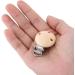 10pcs Natural Wood Baby Pacifier Holders - Cute Round Charm Clips for Boys and Girls - Buy Online on GoSupps.com