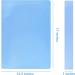 Diamond Painting Storage Book | 40 Clear Pocket Sleeves | Art Portfolio for 30x40 cm Presentation | Blue - Buy Online on GoSupps.com