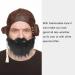 Fake Beards Black Fake Mustache Beard Facial Hair Game Fake Beards for Adults Kids Halloween Makup Parties Party Tools False Beard Mustaches - Buy Online on GoSupps.com