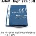 Universal NIBP Cuff for Adult Thigh 46-66cm Double Tube Reusable PU Replacement Blood Pressure Cuff No Connector. Thigh Blue Pu+dual Tubes - Buy Online on GoSupps.com