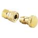Flylock 2-Pack Paintball Airsoft PCP Connection Hex 8mm Quick Connect Male Dust Plug Combo - Buy Online on GoSupps.com