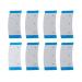 36 Pieces Blue Hole Punch Lace Wig Tape Double-Sided Waterproof Adhesive Tape for Lace Wig Toupee Hairpiece (Blue with Hole)