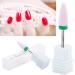 Nail Drill Bits Exhibition Durable Convenient Portable Lightweight Ceramic Manicure Tool Polishing For Grinding(23ST)