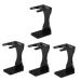 PopetPop 4 pieces Bart Brushes Razor Brazil Razor Razor Rain Stand The holder for safety razor holder for razor brush Acrylic man brush holder 12x7.2cmx4pcs Schwarzx4Stk