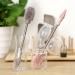 Haakaa Silicone Cleaning Brush - Baby Bottle & Pump Cleaner | Reusable, All-Round, Sturdy Bristles - Pink Blush - Buy Online on GoSupps.com