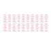 HUSHUI 50 Pairs Reusable Silicone Lash Lift Rods Soft Eyelash Curl Lifting Shield for All Eye Shapes Beauty Makeup Tool for Lash Lift and Perming