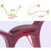 Ginton Nasal Pads - Metal Glasses Repair Set Replacement Nose Pad Holder & Screwable Arm Silver - Buy Online on GoSupps.com