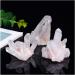 for 50-350g Natural White Crystal Cluster Quartz Crystal Health Reiki Stone Raw Point Specimen Home Decor Raw Crystals Gift Home Decorative Stones (Color : Crystal Cluster Size : 200-250g) - Buy Online on GoSupps.com