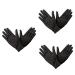 MAGICLULU 9 Pairs Jewelry Etiquette Gloves Oven Gloves Hand Care Black Cotton Gloves Nylon Inspection Gloves Handling Gloves Work Gloves Jewelry Gloves White Gloves Miss Protection