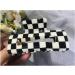 Checkered Hair Claw Clips for Women Girls Fashion Hair Clips for Styling Claw Clamps Thick Hair Retro Rectangle Shape YOEMAYUNER (3PCs 3Colors A Large Size/3.94inch) - Buy Online on GoSupps.com