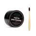 Teeth Whitening Charcoal Powder + Bamboo Brush Oral Care Set, WUBLSYAN Natural Activated Charcoal Teeth Whitener Powder, No Hurt on Enamel or Gum 2 Piece Set