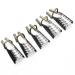 Aeromdale 5pcs Reusable UV Gel Acrylic French Nail Art Tips Extension Guide Tool