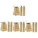 Car Trash Bag 60 Pcs Vomit Bag Light Brown Travel Kraft Paper Mini Trash Bags