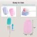 V-TOP Electric Toothbrush Head Cover 5 Pack - Silicone Toothbrush Covers for Travel and Home - Rose Red/Pink/Green/Clear/Blue - Buy Online on GoSupps.com