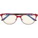 Eyekepper Blue Light Filtering Computer Reading Glasses for Women - Stylish Red Cateye Oval Design +0.50 Magnification - Buy Online on GoSupps.com