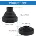 Universal Foldable Hair Diffuser | Silicone Adaptable Hair Dryer Accessory for All Hair Dryers - Black - Buy Online on GoSupps.com