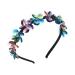 IYOU Glitter Crystal Headband Sparkly Rhinestone Muticolor Hair Bands Vintage Birthday Prom Wedding Hair Accessories for Women