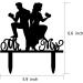 Dumbbell Wedding Cake Topper - Fitness-loving Groom and Bride Exercising with Dumbbells - Fitness Wedding Cake Topper for Wedding Anniversary and Bridal Shower Party Decor - Buy Online on GoSupps.com