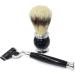 Lefeda Men's Shaving Brush Set - Natural Bristles Stylish Razor Rack | Perfect for Home Grooming - Buy Online on GoSupps.com